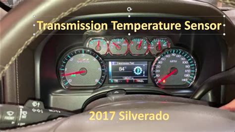 Most Silverado owners find about 80-100. . 2017 silverado transmission operating temperature